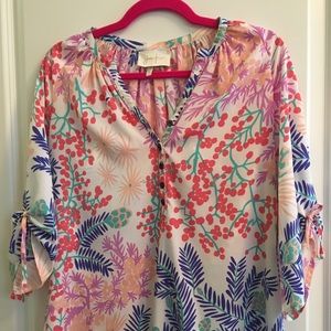 Yumi Kim Floral Top Size Small